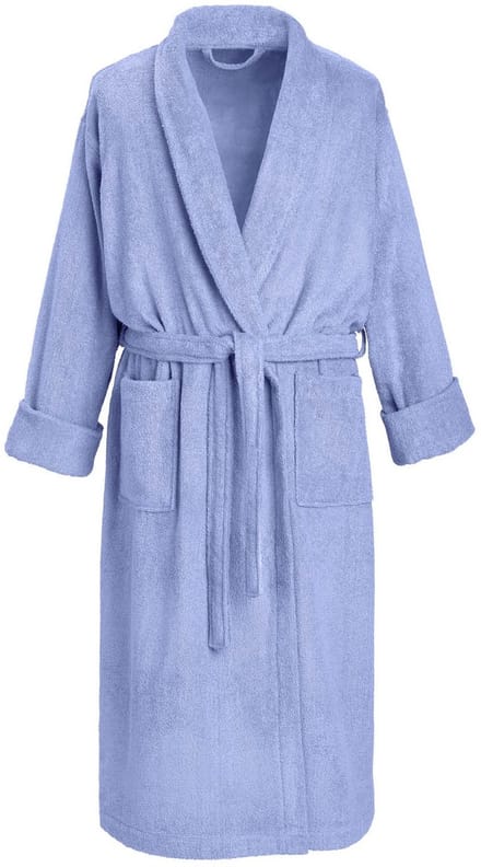 De Witte Lietaer Badjas Etrusk Sky Blue - M - Unisex - Katoen