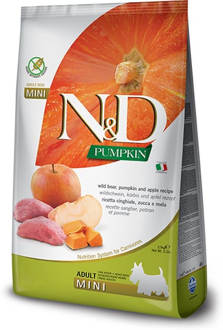 Farmina Huisdiervoer WILD ZWIJN EN APPEL ADULT MINI 2,5kg