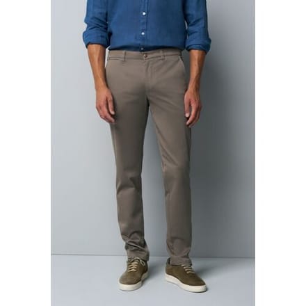 Meyer Broek M5 Chino Light Summer Twill Comfort Stretch Taupe / male