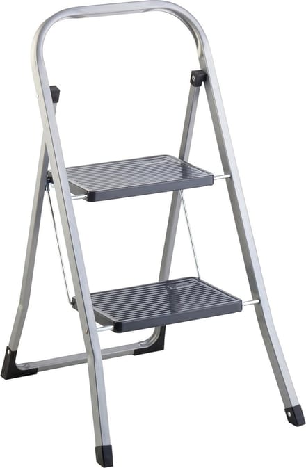 Inklapbare Trapladder met 2 Treden - Stabiel en Ruimtebesparend