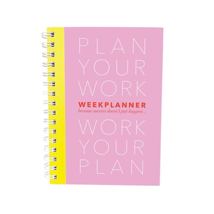 Vormgevoel - A5 Planner - Plan Your Work - Pink