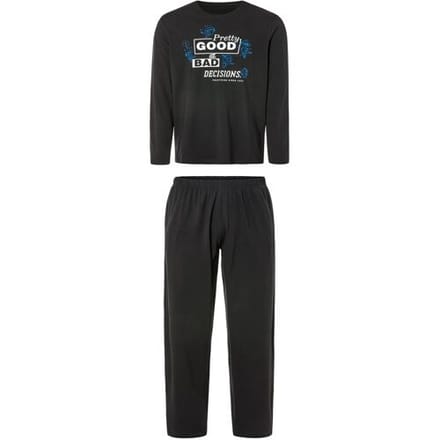 Lidl Heren pyjama (Zwart, M)