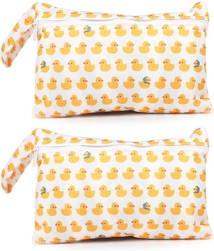 Set van 2 herbruikbare luiertassen voor kinderen - Ideaal voor reizen, strand en zwembad