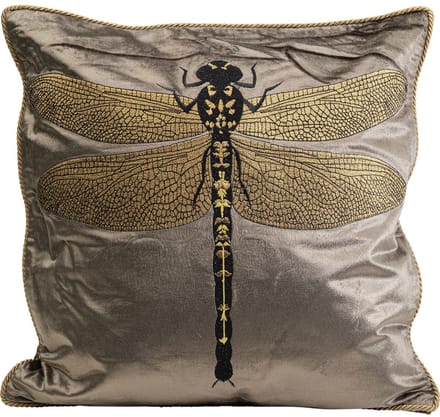 Kussen libelle bruin 40x40cm Kare Design