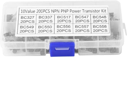JHUBERS - Transistor Driepins assortiment - 200 stuks - DIY-set - TO-92 - Elektronische professionals - Germaniumtransistors