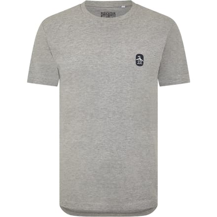 Original Penguin Heren Basic T-shirt met ronde hals (Heide Grijs)