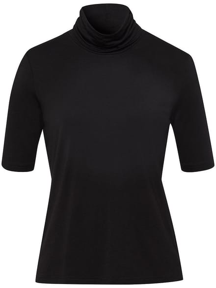 Colshirt Van Peter Hahn zwart