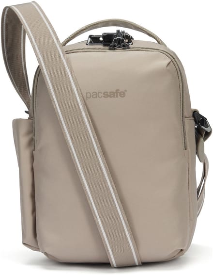 Pacsafe Pacsafe V Crossbody tas RFID-bescherming 20 cm - Unisex, Dames - beige