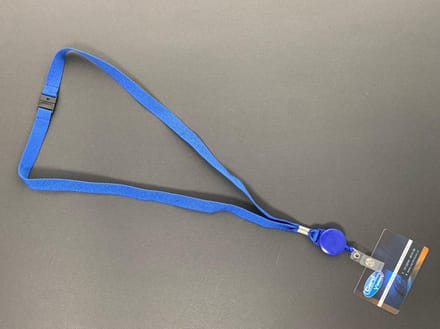 Keycord Met Yoyo Blauw