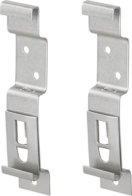 Benson Kentekenplaatklem: Nummerplaatklem, RVS, 2 stuks