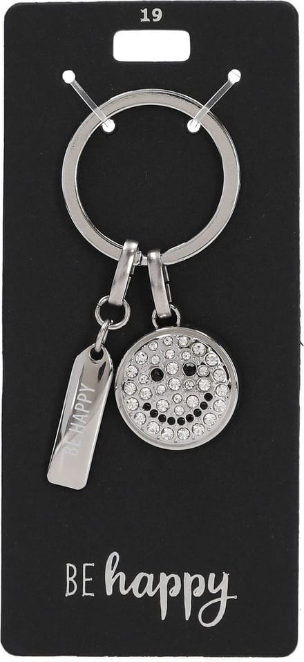 Depesche - Glamour sleutelhanger - mot. 019 - Be happy