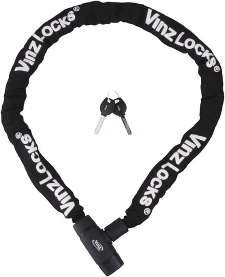 Fietsketting Slot met Vaste Kop 120cm - 8mm Dikte