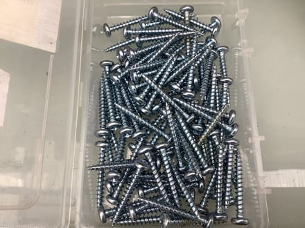 Deltafix spaanplaatschroef cilinderkop / kruiskop verzinkt 3.5 x 25 mm 100 st.