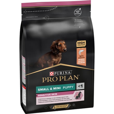 Pro Plan Dog Puppy Small & Mini Breed Sensitive Skin - Hondenvoer - Zalm 3 kg