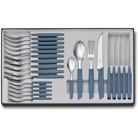 Victorinox Swiss Modern Cutlery Set 24 pcs. Blue