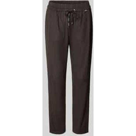 Broek met elastische band en steekzakken