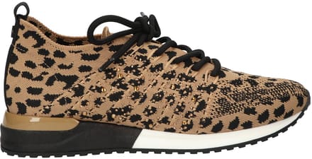 La Strada Sneaker Leopard Knitted - Damesschoenen - Maat - 38