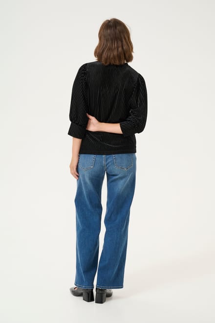 Blouse met lange mouwen Loose fit Black Deep CC. black