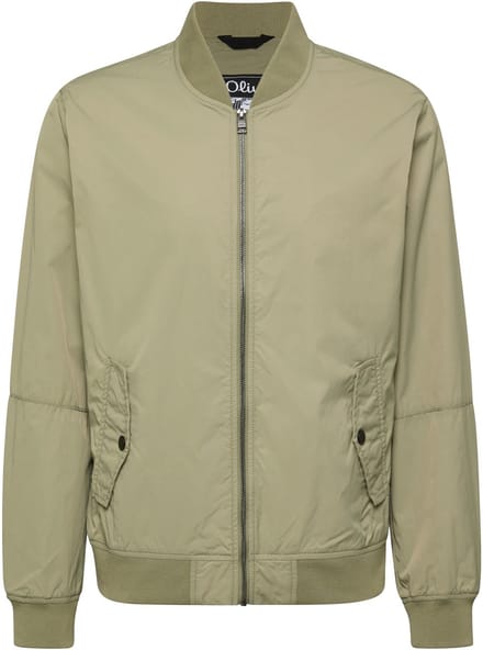 s.Oliver - male - Lichtgewicht nylon blouson met klepzakken