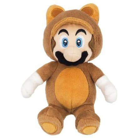 Super Mario Bros Nintendo Together - Peluche Mario - Mario Tanooki 22 cm
