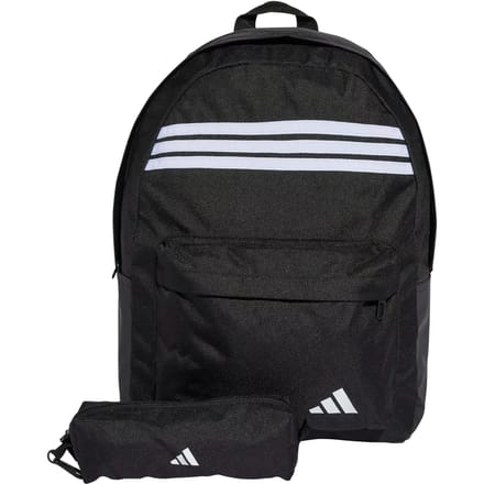 adidas Sportswear Classic 3-Stripes Horizontal Rugzak - Unisex - Zwart