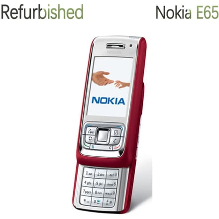 Gerenoveerde Nokia Originele Nokia E65 Mobiele Telefoon Met 1 SIM Simple Set roze