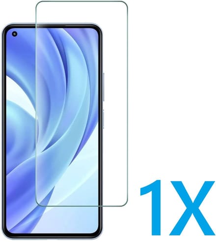 Glasplaatje Geschikt voor: Xiaomi Mi 10T Pro - 1x Screenprotector - screen protector - glas - bescherm - beschermglas