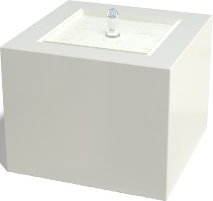 Aluminium watertafel - Lyra - 50x50x40cm - MySteel