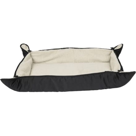 Zoofari Hondenmand - Opvouwbaar - Zwart/wit - 100x65x5 cm