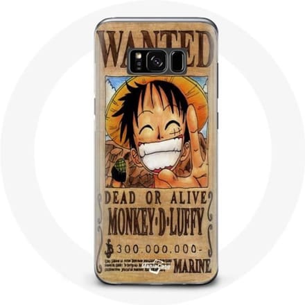 Case voor Samsung Galaxy S8 plus One Piece Manga Luffy zoekposter