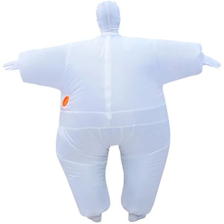 Opblaasbaar Pak voor het Hele Lichaam Sumo Kleding Lopende Pop Grappig Wit voor Lengte 1,6m - 2,2m white