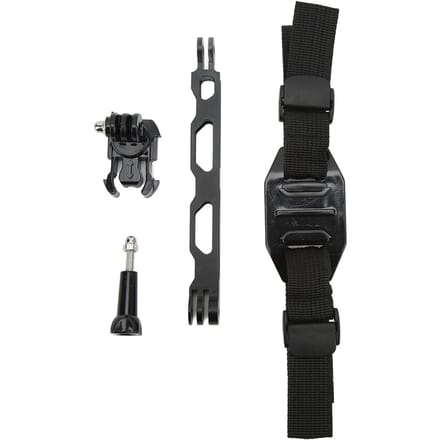 Verstelbare Fietshelm Band Hoofdband Mount Houder Adapter voor Osmo Action Sportcamera black