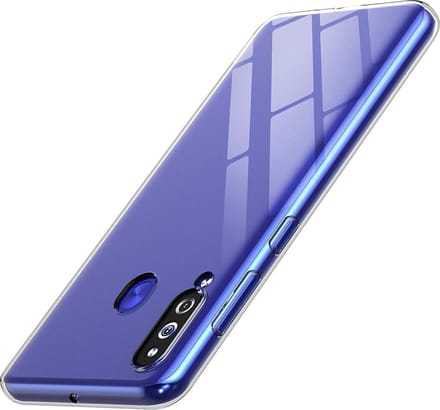 HB Hoesje Geschikt voor Samsung Galaxy A60 - Siliconen Back Cover - Transparant