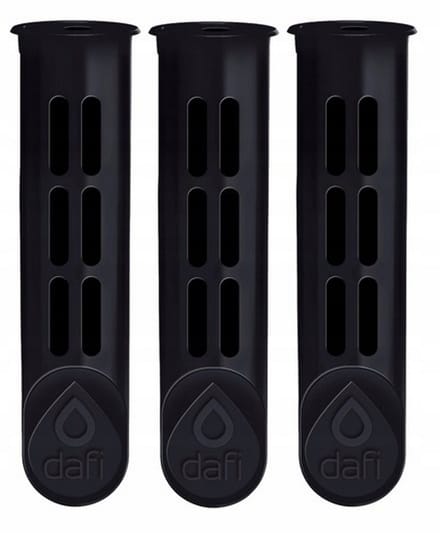 Dafi - Filters voor Waterfilterfles - 3 Stuks - Zwart - 150L Capaciteit - Voor Dafi Soft & Solid