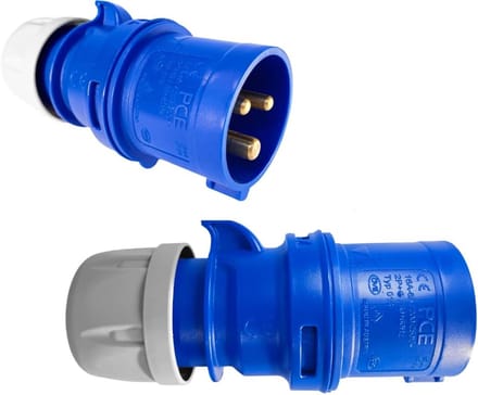 Adapter 3 x 2,5 mm2 naar CEE 16A - 1 meter
