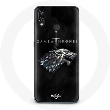 Coque de protection - Huawei - P20 Lite - Game of Thrones - Maison Stark - Souple - Noir