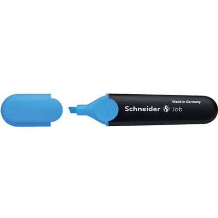 Schneider markeerstift - Job 150 - blauw - tekstmarker - markeerstift - S-1503