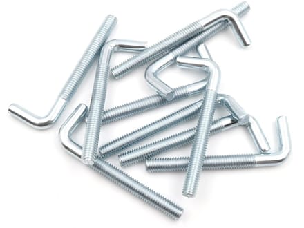 Dailygoods - Set van 10 Schroefhaken voor Muur en Plafond