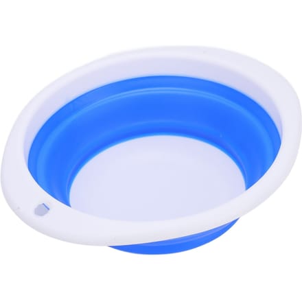 Opvouwbare Wastafel Draagbare Multifunctionele Plastic Rubber Groentewasemmer voor Reizen 23x20x7cm white