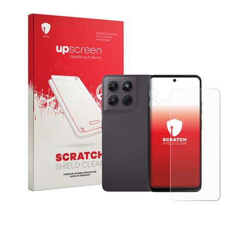 upscreen - Screenprotector voor Motorola Moto G37 (Voor+Camera) - Folie Beschermfolie transparant