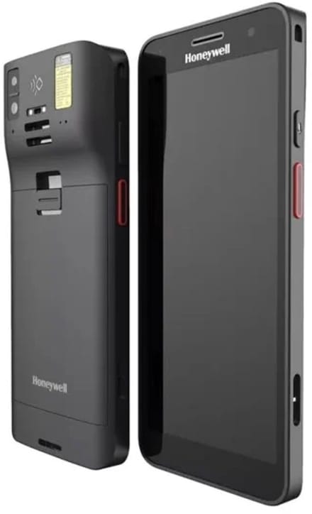 Honeywell CT37, 2D, SR, Projected Capacitive, hot-swap, PTT, USB-C, BT (BLE), 5G, NFC, Android, GMS, ext. Bat., zwart