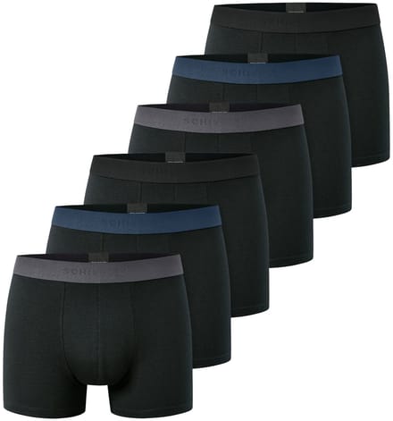 SCHIESSER Boxershorts 6PACK Shorts "95/5" Set van 6
