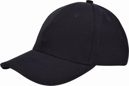 Ulanax® | Baseball Cap - Sportliefhebbers - 6 Panelen - Zwart |