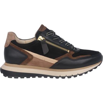 Gabor 56.378.67 - dames sneaker - Zwart - maat 36 (EU) 3.5 (UK)