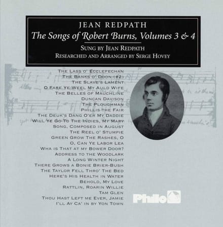 Jean Redpath - The Songs Of Robert Burns Volume, 3 & 4 (CD)