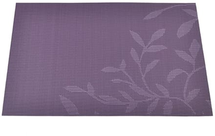 Dailygoods- Placemat Set van 6 - Hittebestendig - Antislip - Vuilafstotend - PVC - 38 cm Diameter - Tafelmat