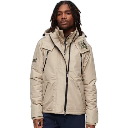 Superdry Mountain SD Windcheater jas Beige Grootte: L