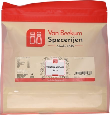 Van Beekum Specerijen - Xanthaangom (E415) - 1 KG (hersluitbare stazak)