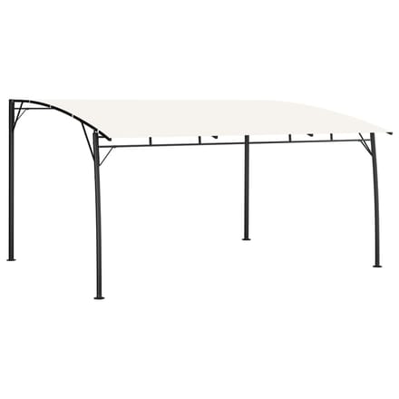 vidaXL - Zonneluifel - 4x3x2,55 - m - crèmekleurig