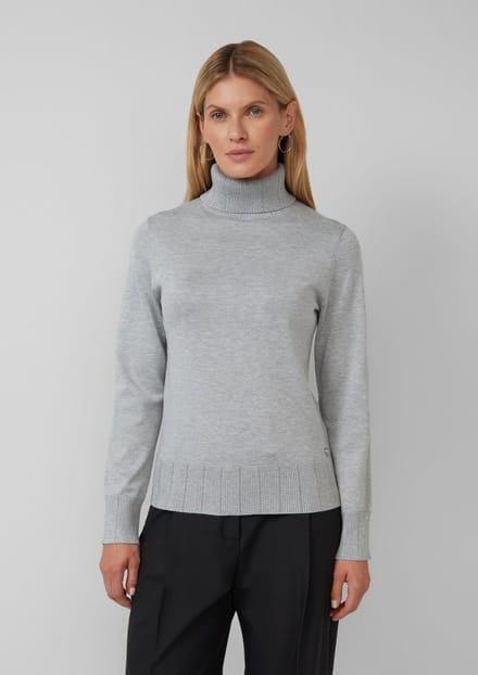s.Oliver  Pullover Grey/black Taglia: 44 | Maglioni a maglia Outlet | Donna | Grigio